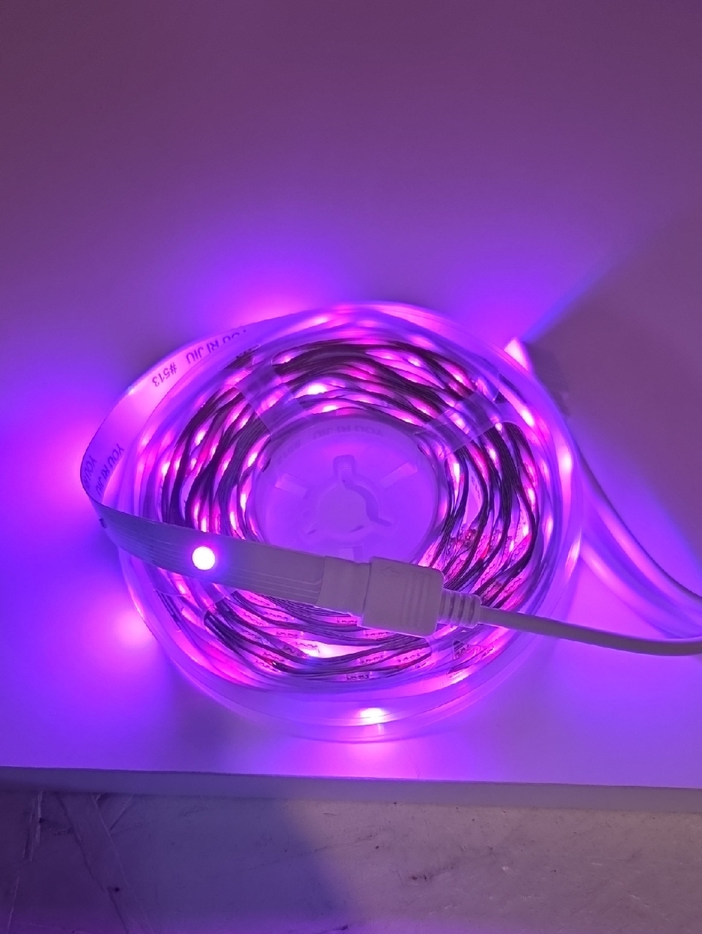 LED Light Strip - Purple Glow